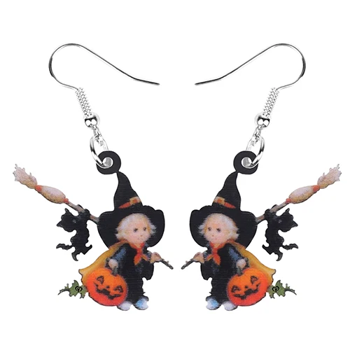 BONSNY Boucles D'oreilles Pendantes En Acrylique