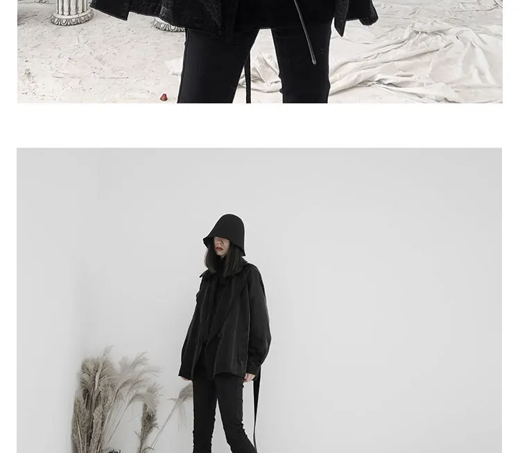 LANMREM Solid Color Coat Autumn And Winter New Women's Flash Satin Retro Lapel Long-sleeved Lace Short Coat 19B-a250