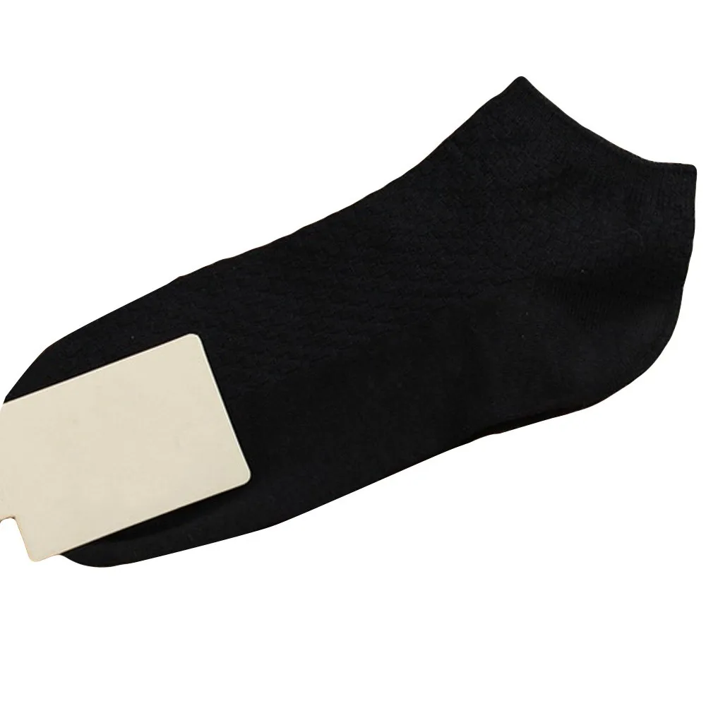 Носки мужские носки 100 хлопок Мужские носки повседневные носки мужские Бамбуковые мужские зимние теплые носки - Цвет: Black