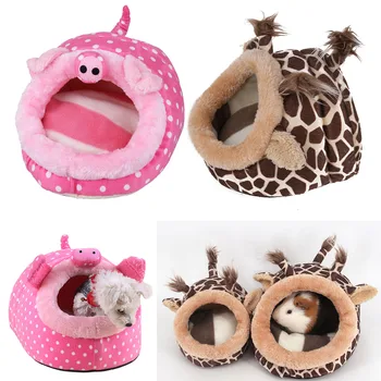 

Guinea Pigs Hamster Chinchillas Squirrel Bed Nest Rabbit Cage Rat Hamster House Bed Mini Animals Accessories Cage For A Hamster