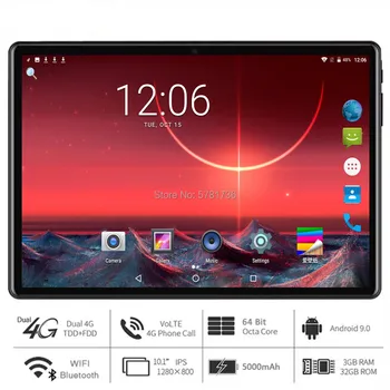 

2020 New Ultra Slim 10 inch Tablet PC Octa Cores Android 9.0 OS RAM 3GB+32GB ROM 2.5D Tempered Glass Android Tablet 10.1 GPS