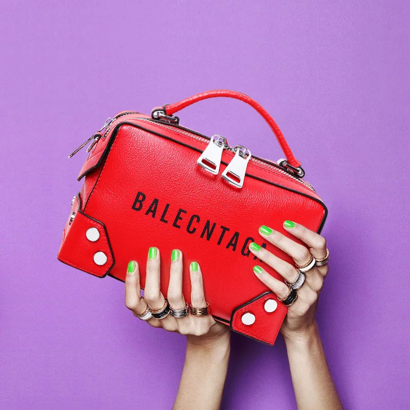 

manufacturers selling leather handbag fashion leisure head layer cowhide hand the bill of lading shoulder his lady bags