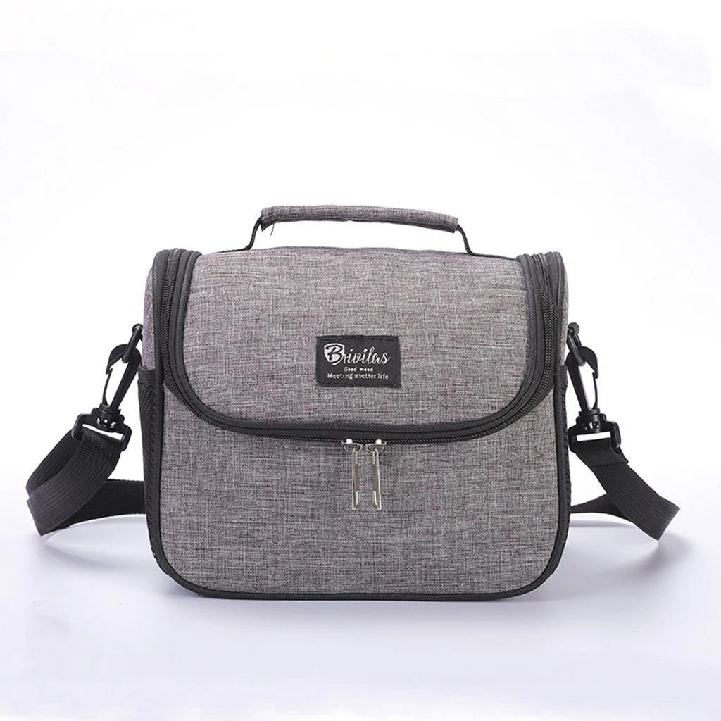 Maison Fabre Portable Thermal  Lunch Box Leakproof Waterproof  Women Kids Men Shoulder Food Picnic Multifunctional Tote Bag 906