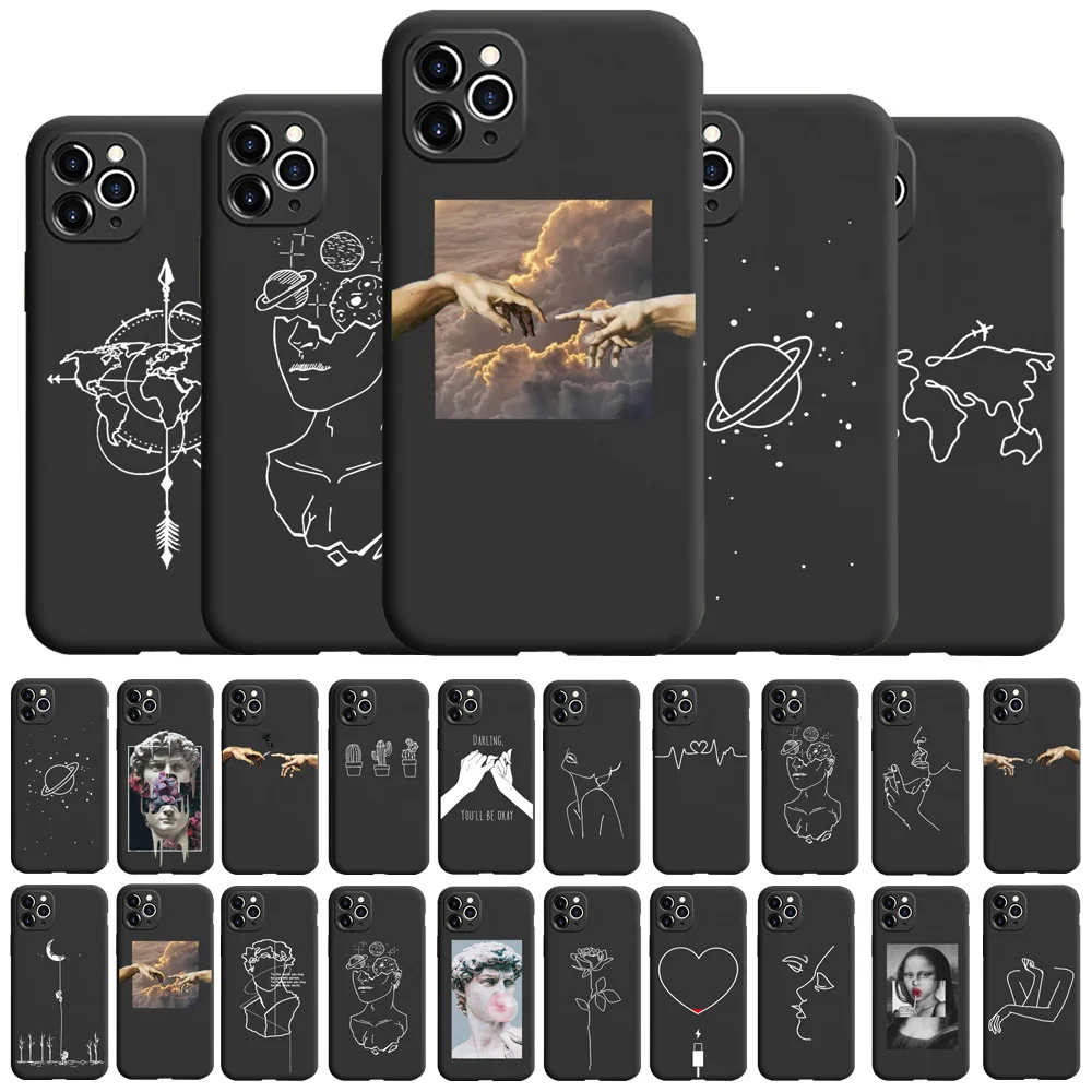 Low Price Phone-Case Shell Camera-Protection-Cover Line-Design Pattern Soft 12 Mini for 11 Pro-Max llKzL31de