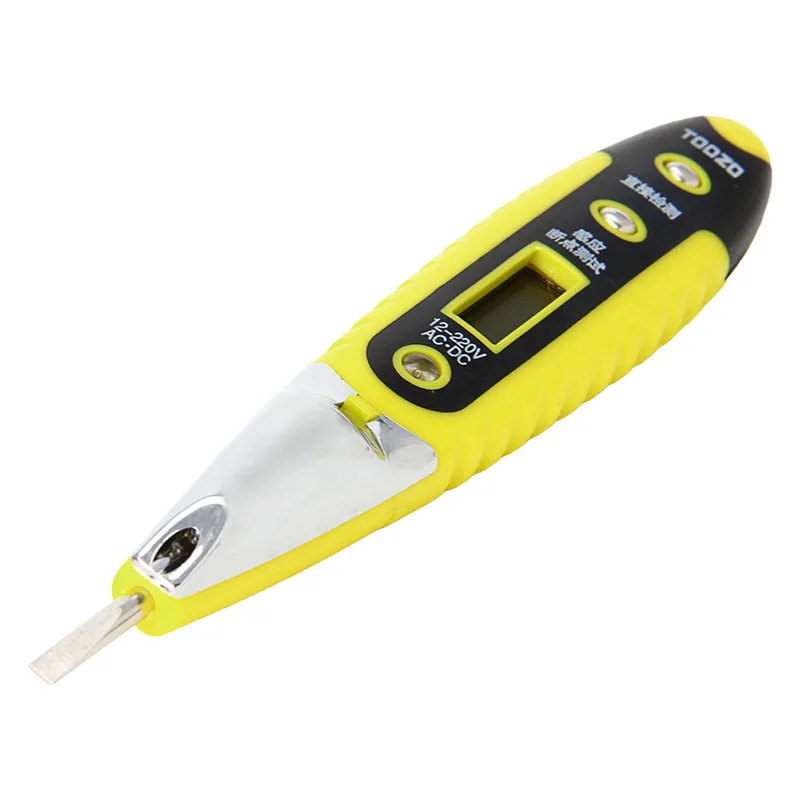 

12-220V AC DC Multifunction Digital Test Pencil LED Electonic Sensor Tester Tools
