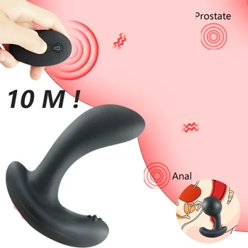 Inflatable Anal Dildo Vibrator Wireless Remote Control Male Prostate Massager Huge Butt Plug Anal Expansion Sex Toys For couples 4