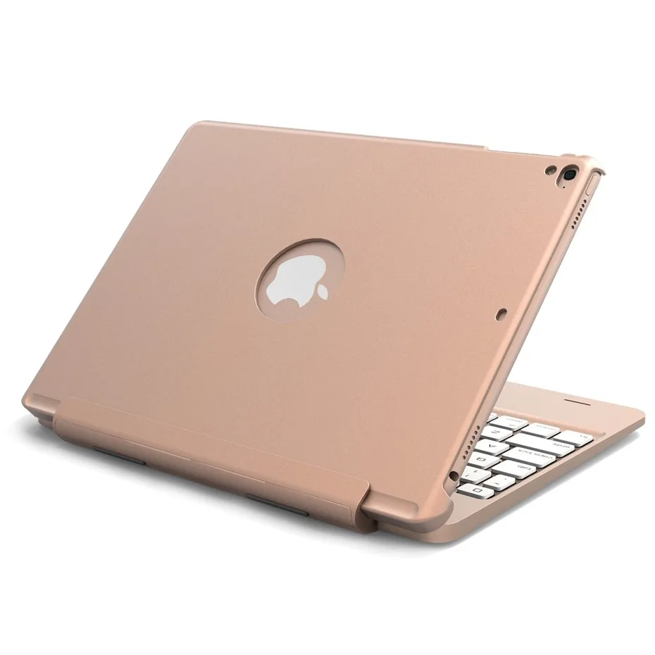 Чехол для ipad 9,7 //air 2/Pro 9,7 дюймов bluetooth-клавиатура с подсветкой полный корпус защитный чехол Smart PC Coque