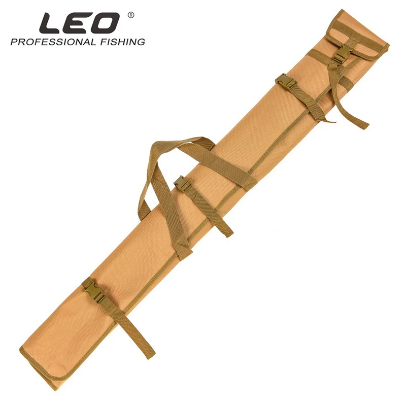 

1PC New Fishing Rod Guide Bag Brown 1000D Polyester High Quality Fishing Rod Cover Storage Bag