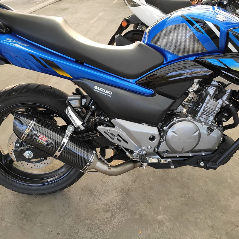 GSX250R GW250F GSXR600/750 GSXR1000 K6 K7 K8 K9 K11 глушитель выхлопной трубы среднего звенья стальной 51 мм Соединительный адаптер трубы
