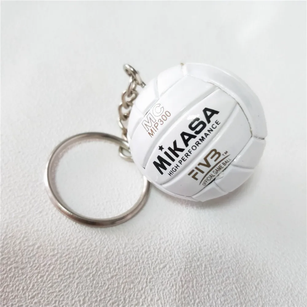 V200w Volleyball Keychain Sport Key Chain Car Bag Ball Volleyball Key Ring Holder Volleyball Gifts For Players Keyring Keychains