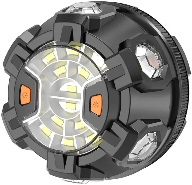 Help Flash Car Beacon Emergency SOS Light LED Roadside Safety Flashing Lamp  Warning Lantern Magnetic Base Hook Breakdown Auto black