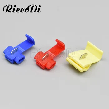 

30/150pcs scotchlok red 50pcs yellow 50pcs blue 50pcs 3M Scotchlok self-stripping dropwire connector