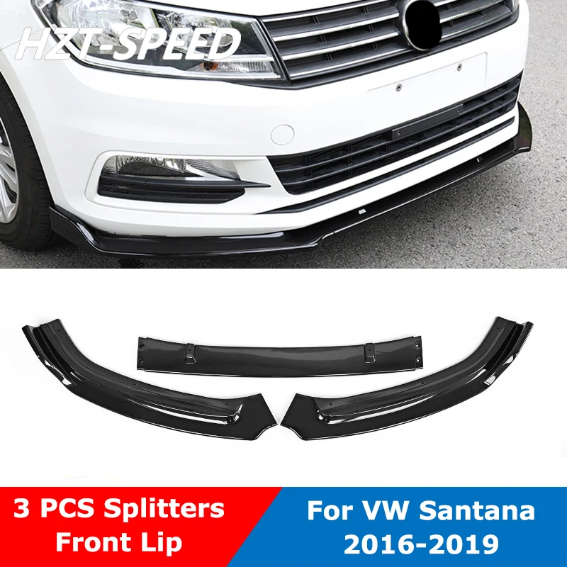 

3 шт., сплиттер переднего бампера для VW Santana 2016-2019