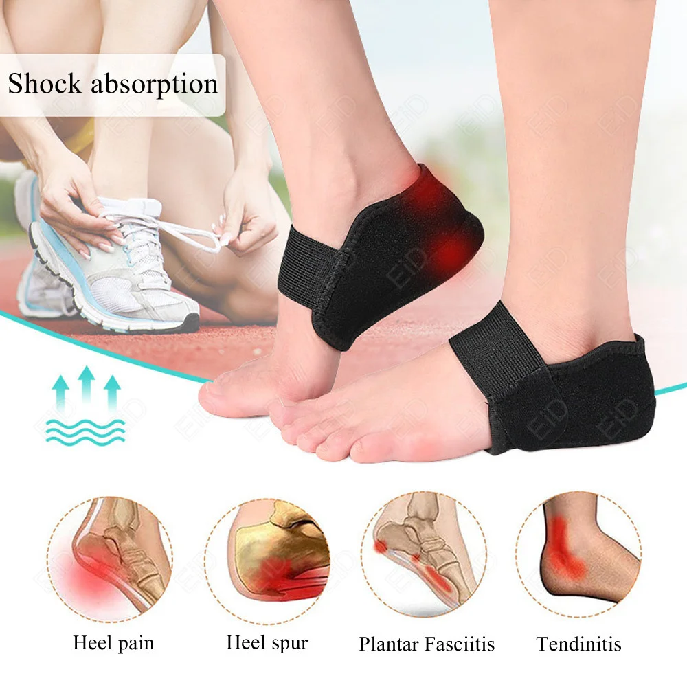 Height Increase Insole for Men Women Half Heel Protectors Heightening Shoes Sole Pad Shock Absorption Lift Heighten Foot Cushion