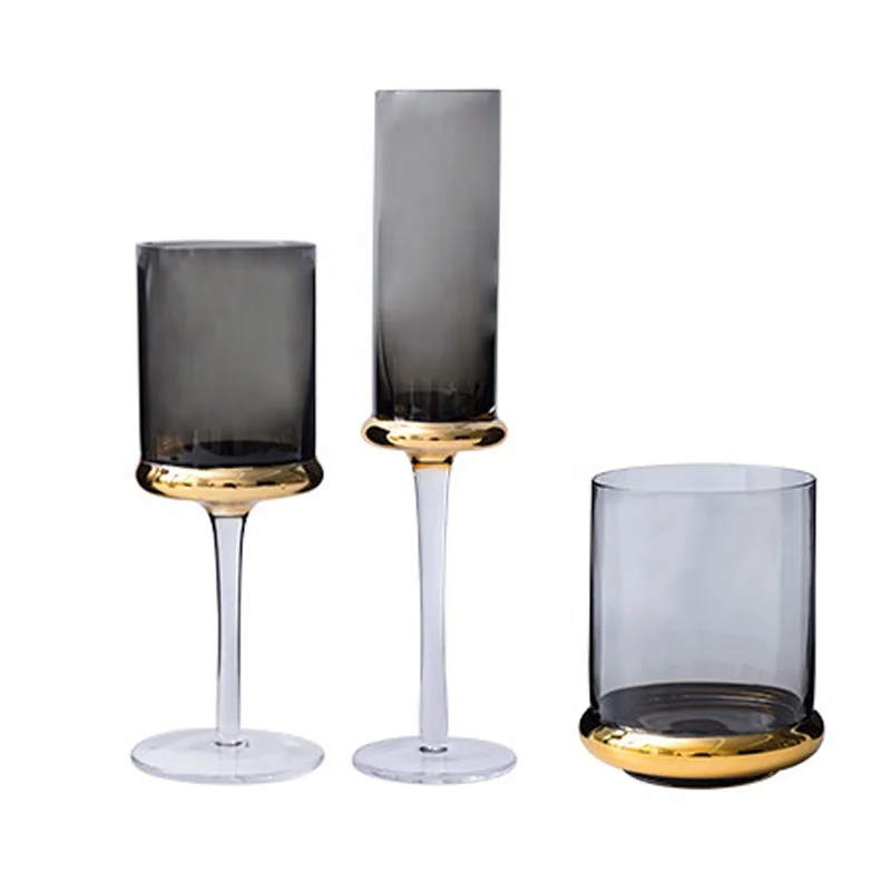 

Luxury wine glass goblet glass set, goblet wine glass of 3