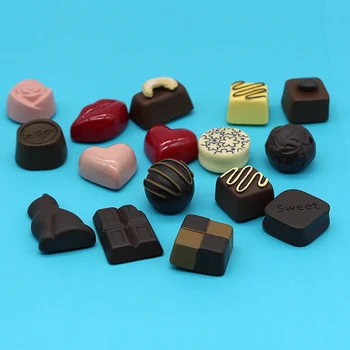 

Simulation food fridge magnets chocolate candy refrigerator paste magnetic 3d paste home decoration candy model props simulation