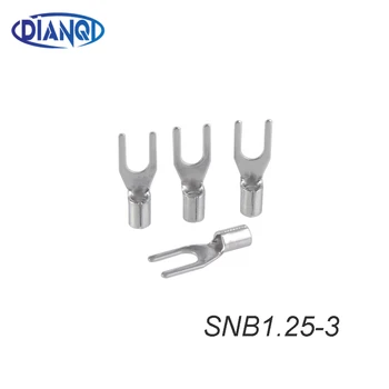 

SNB1.25-3 Furcate Naked Terminal(Type TU) Cold pressed terminals/Cable Connector/Wire Connector 1000PCS/Pack
