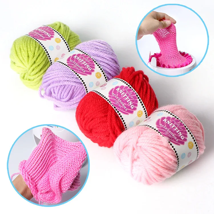 DIY Knitting Machine Children's Hand Knitting Wool Scarf Machine Star  Cylinder Wool Loom Toy Arts,Crafts & Sewing LBShipping - AliExpress