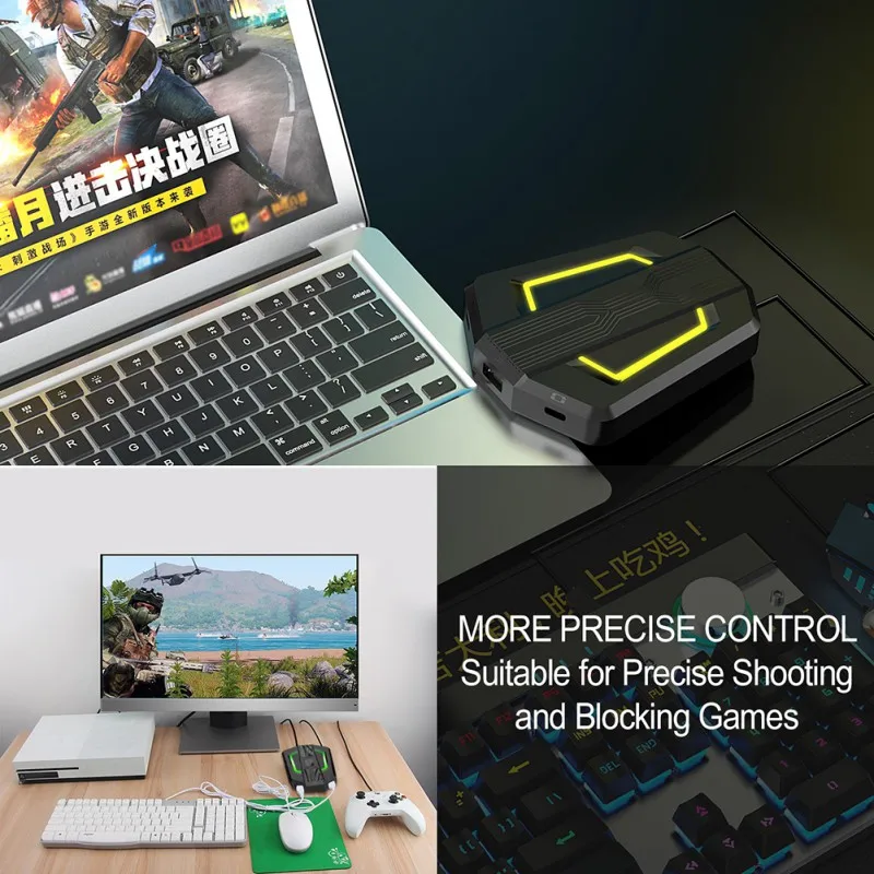Для Switch Lite игровая консоль клавиатура мышь ПК конвертер Plug And Play для PS4/XBox One/PS3/XBox360