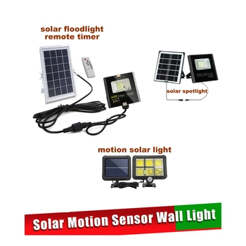 

Led Garden Solar Lamp Motion Sensor Wall Light 3 Mode 120/100 LED Separable Solar Power Light Super Bright Security Waterproof L