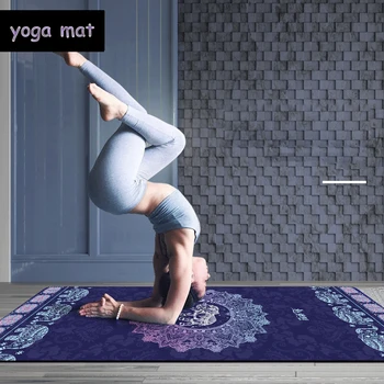 

6MM Printing Pattern Yoga Mat Acupressure For Beginners Female Fitness Workout Mat Dance Non-slip Exercise Gym Home Yoga Carpet