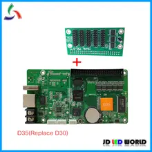 HUIDU D35/D35 WI-FI видео RGB светодиодный контроллер карты Замена D30 суппорт 512*128 пикселей P2 P2.5 P3 P4 P5 P6 P8 P10 светодиодный модуль