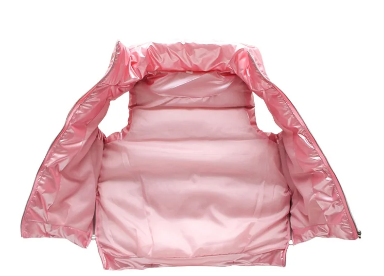 OLEKID 2025, Frühling und Herbst, glänzend, nicht waschbar, Weste für Mädchen, warme Mädchen, ärmellose Jacke, 3–12 Jahre, Kinder, Teenager, Kinderweste – Detail 7