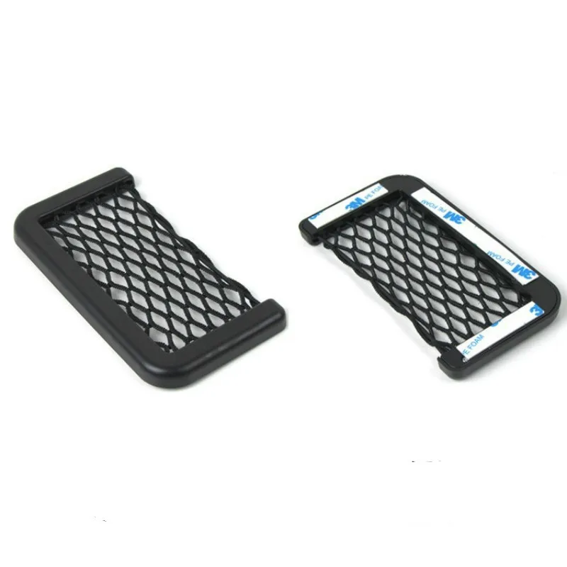 2pcs Universal Car Seat Side Back Net Mesh Storage Bag Holder Pocket Organizer E - Foto 3
