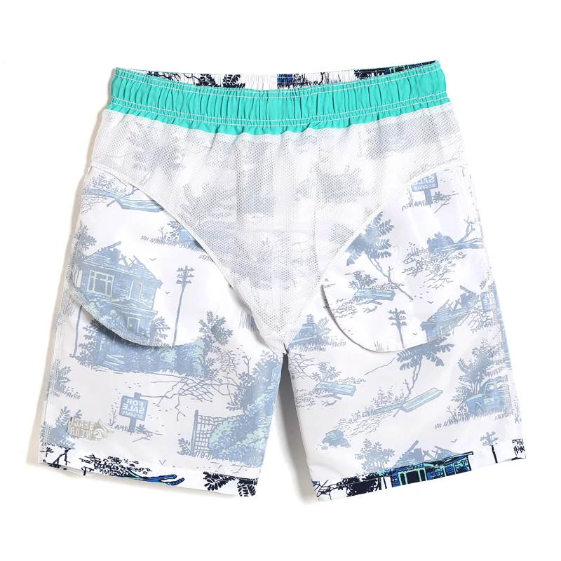 Gailang Swimming trunks for men Sexy Swimsuit for sale Quick dry surfing liner joggers swimwear briefs printed mesh