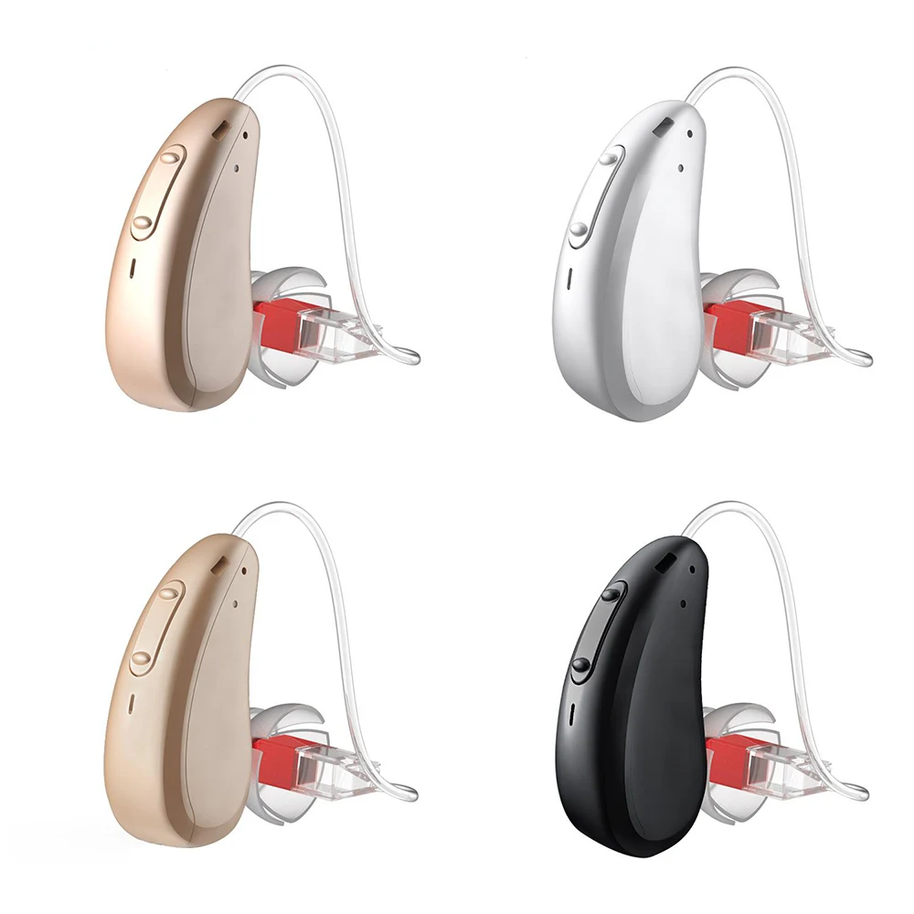 US $163.20 Hearing Aid MultiFunction Switch 4 Channels Full Digital Volume Adjustment Battery Life Rechargeable Invisible RIC Hearing Aids