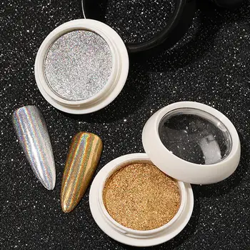 

DIY Nail Glitters Solid Holographics Powders Nail Glitters Decorations Dust Art Powder Design Nail Art Pigment Nail For Nai X3J0