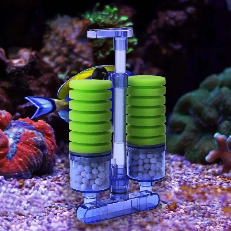 Aquarium Internal Filter Pump Bacteria Culture Delicate for Fish Tank Air Oxygen Increase Necessary Aquarium Cleaning Gadgets
