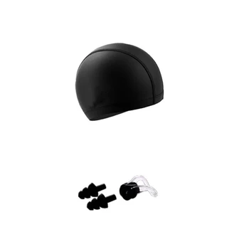 

Women Men Waterproof Anti-Fog Uv Protection Surfing Swimming Goggles Professional Swim Glasses Swim Caps Earplugs Nose Clip Set