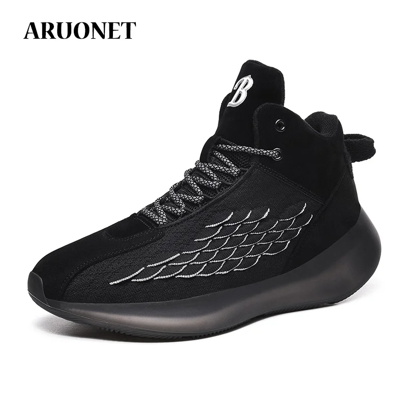 

AURONET Man Casual Shoes Summer Fashion Breathable Lace Up Air Mesh Men Sneakers Casual Street Basket Homme Chaussure Shoes