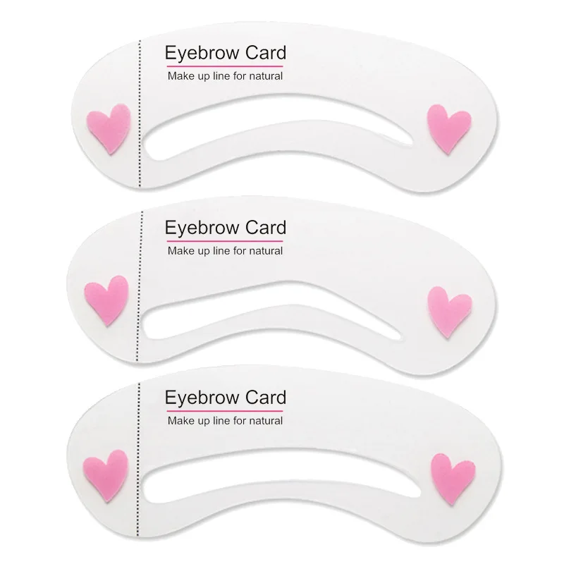 Boquanya многоцелевой Thrush Card A-line трафарет для бровей Thrush Aid Rapid Thrush отправлено ленивый инструмент для красоты бровей
