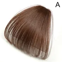 Новые тонкие аккуратные воздушные челки поддельные волосы бесшовные зажимы спереди бахрома девушки шиньон WSH99