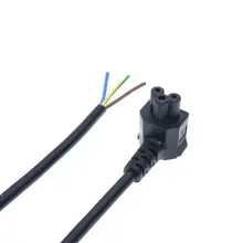 IEC 320 C5 листок клевера прямоугольный шнур питания сосуд с пользовательским сетевой кабель провода используется для ноутбука