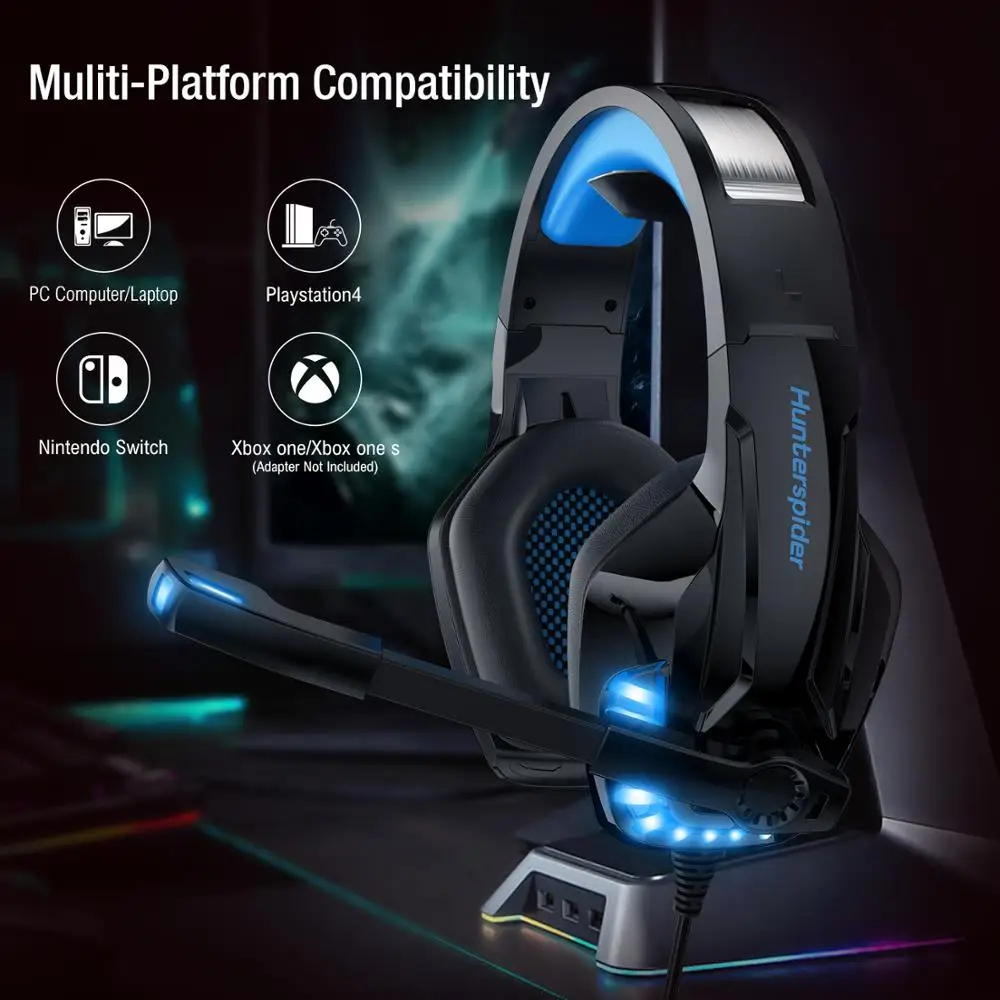 Hunterspider Best Headsets For Xbox Hunterspide V6 Pc Gaming