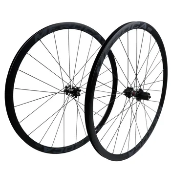 

PRO MEROCA 700C Bike Road Bicycle Wheel Set Disc Brake Straight Pull 4 Sealed Bearing Wheels 32mm Double Rim Ring