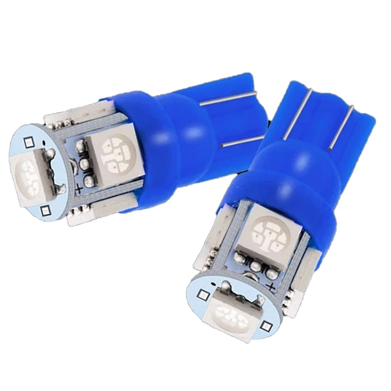3 шт. СИНИЙ 94 T10 168 2825 W5W 175 158 лампы 5050 5 SMD светодиодный светильник 12V автомобильный