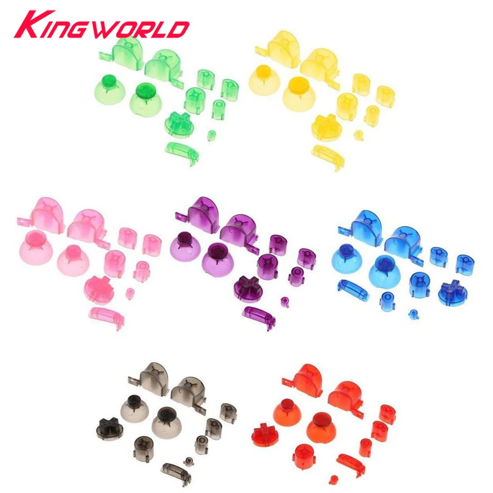 

1set Buttons Keypads Analog Stick Cap Y X A B Z replacement Buttons for N-GC G-amecube controller Joystick