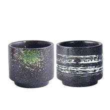 2 шт./лот Японская чаша для чая 250 мл керамическая чайная чашка винтажная чайная чаша чашки для воды чайная посуда для напитков контейнер винтажные чайные чашки