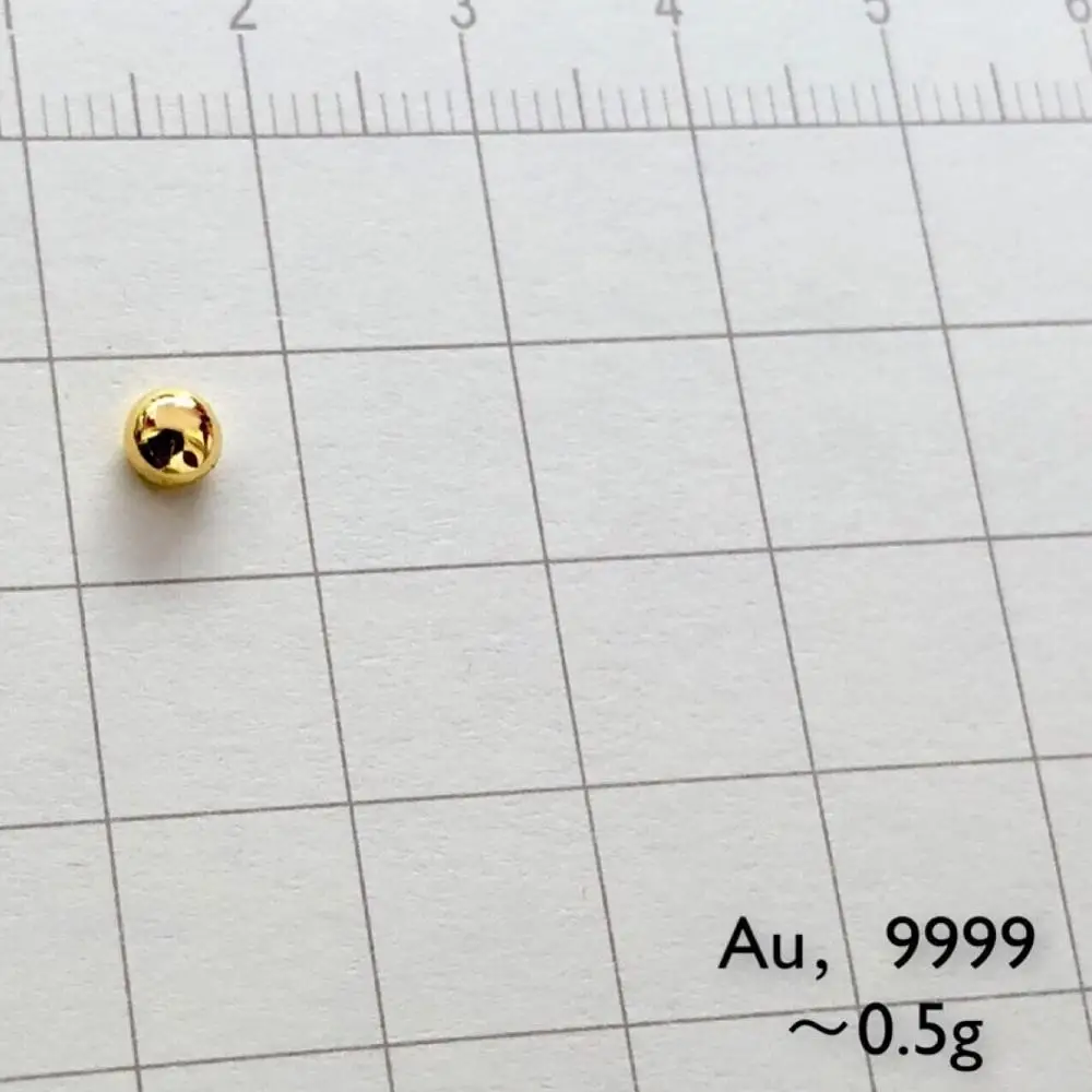 Au Pellet 0.5g Au золото металл 10 мм Плотность куб 99.99% чистый для коллекции элементов - Цвет: Au Pellet 0.5g
