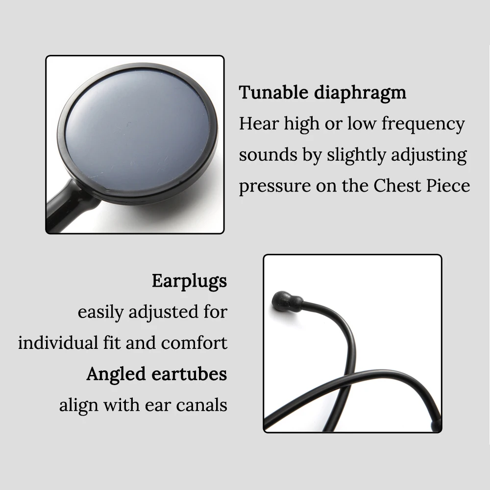 Heart Lung Cardiology Stethoscope Medical Single Head Doctor Stethoscope medical stethoscope