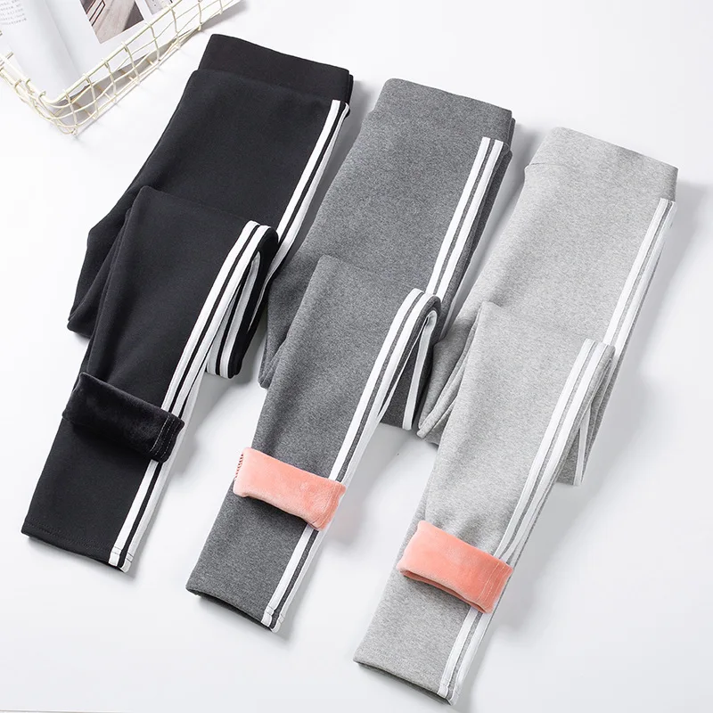 ELIfashion теплые женские мягкие бархатные зимние леггинсы длиной до щиколотки, сохраняющие тепло, с высокой талией, белые женские леггинсы