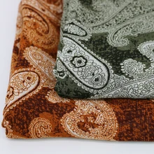 Качественные шифоновые платья с жемчугом, широкие брюки, текстиль, Пейсли