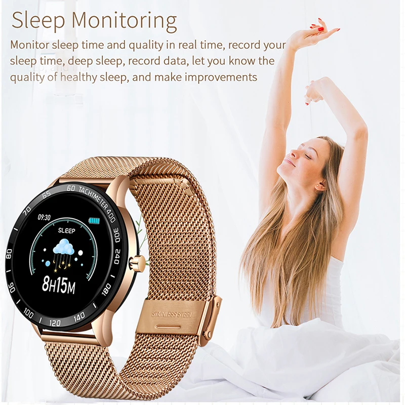 LIGE 2019 neue Smart Uhr Männer OLED Farbe Bildschirm Smartwatch frauen Mode Fitness Tracker Herzfrequenz blutdruck monitor + box