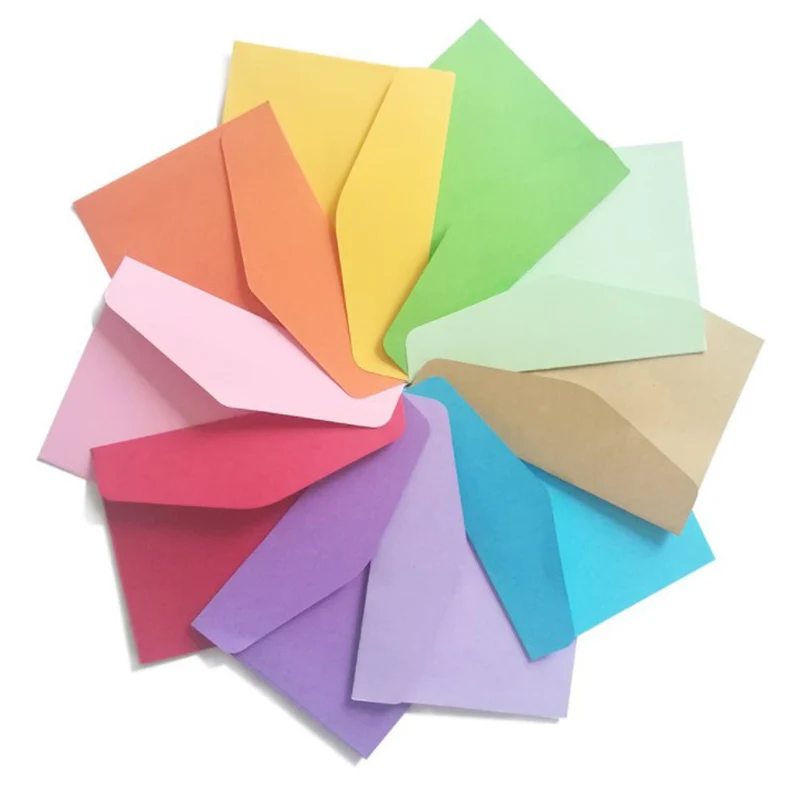 Мини-конверт 10 шт. Снуп бумажная сумка подарочная карта конверт почтовая