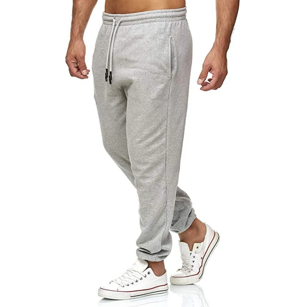 Winter Cotton Sweatpants Long Pants Solid Men Straight Pants Basketball Run Football Jogging Men Fitness Sport Trousers s26