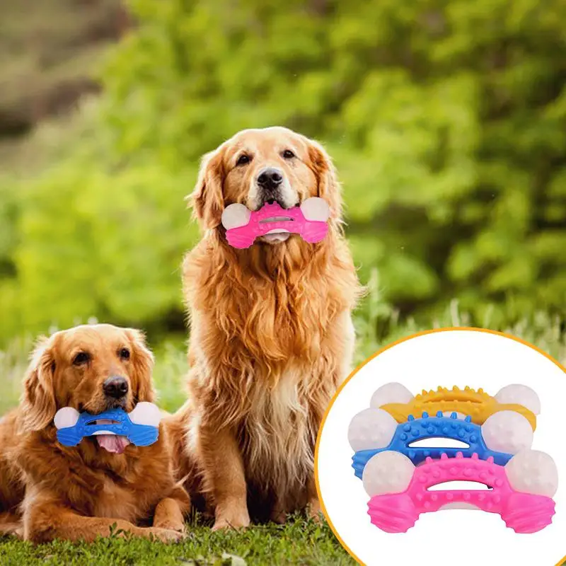 Pet износостойкая Интерактивная жевательная игрушка для кусания для собак Pet Уход за полостью рта игрушка для кусания TPR укуса и износостойкая